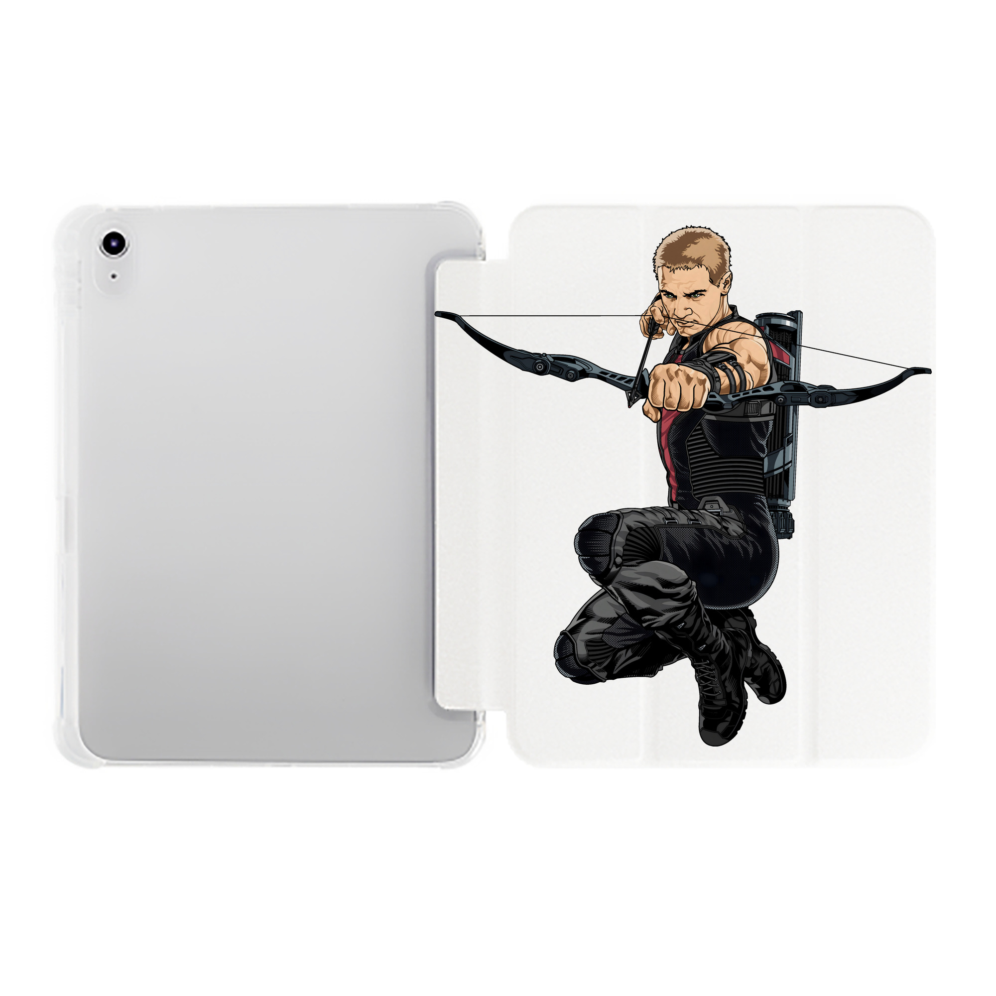（画像用） アベンジャーズ The Avengers IPad ケース ペン収納付き 三つ折りスタンド PUレザー×シリコン 対応機種9.5/10.5/10.9インチ